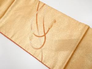 組紐模様　刺繍　名古屋帯